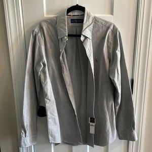 Ralph Lauren Men’s NWT Oxford Shirt Grey - Large
